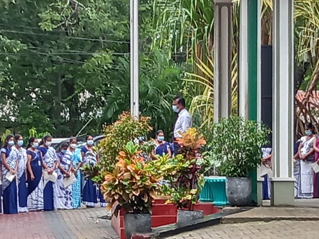 2022 නව වර්ෂයේ පොළොන්නරුව දිස්ත්‍රික් ලේකම් කාර්යාලයේ රාජකාරි කටයුතු ආරම්භ කිරීම